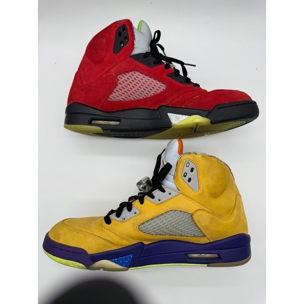 Jordan 5 Retro What The Mens Size 13 Varsity Maize Solar Red CZ5725-700